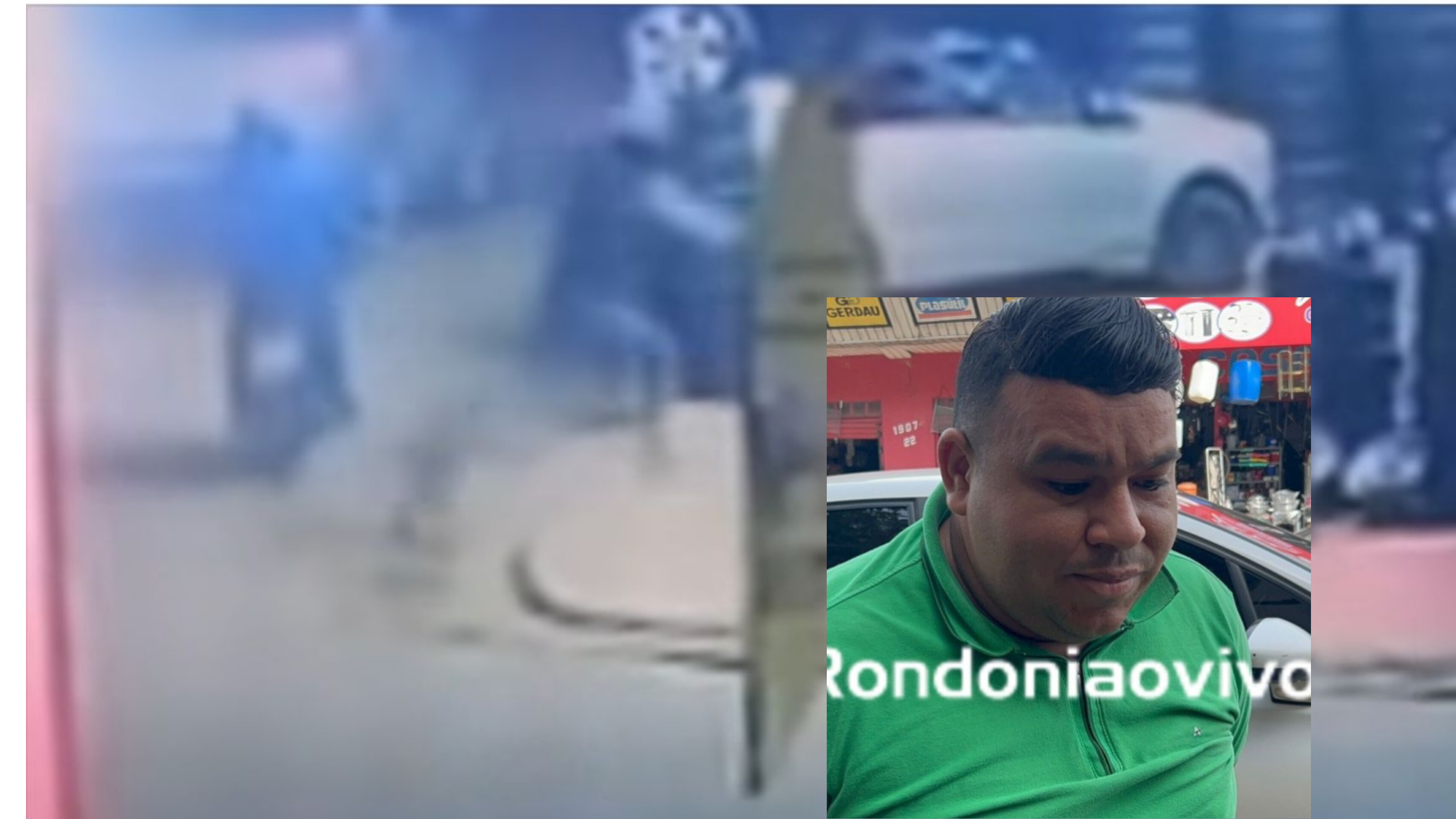 TIROS: Vídeo mostra execução de 'Betão da Borracharia' em Porto Velho 