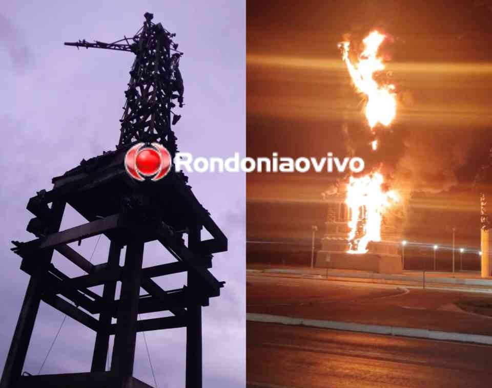 LOJA HAVAN: Dupla de moto teria colocado fogo em Estátua da Liberdade 