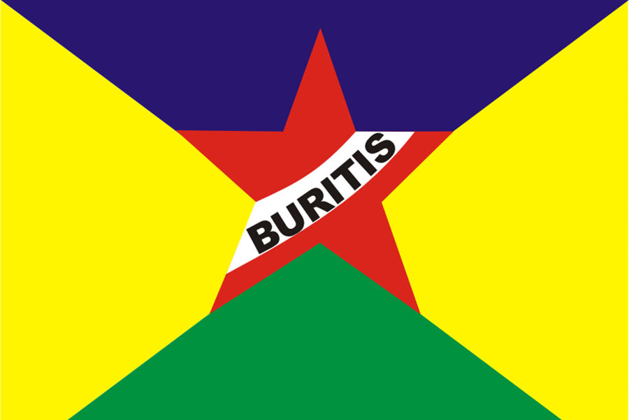 BURITIS: População pede para remover a estrela vermelha da bandeira do município 