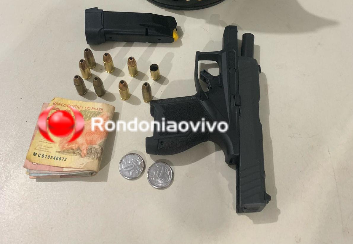 FALSO CAC: Funcionário é preso com arma do patrão após atirar em conveniência