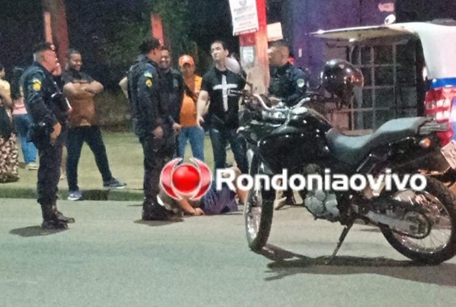 PM ACIONADA: Repórter é agredido e derrubado de moto por homem surtado 